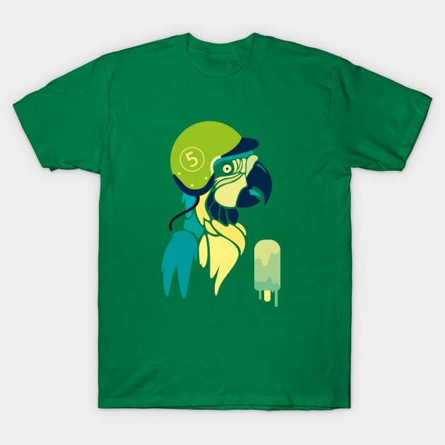 Summer Parrot T-Shirt by LetterQ